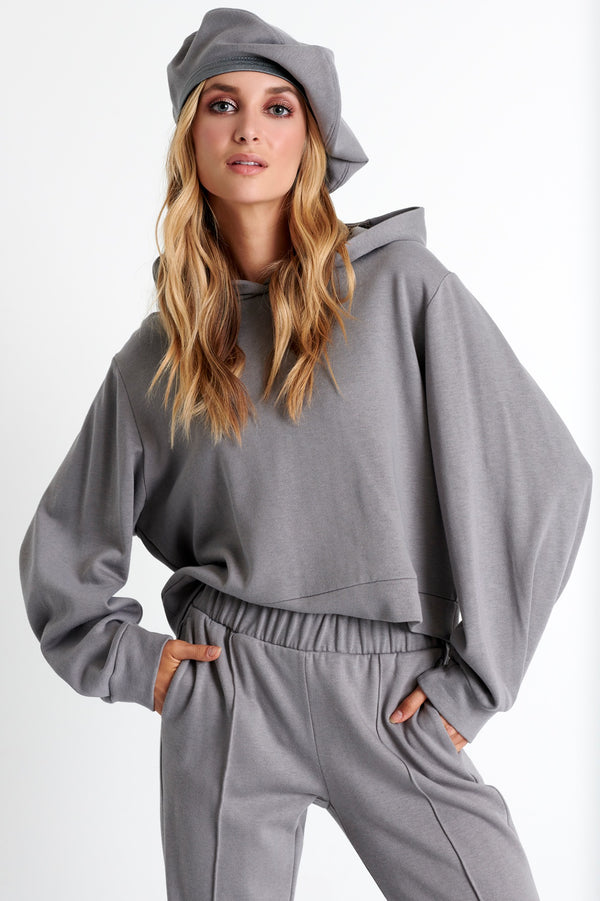 Shan Mila Puff sleeve hoodie